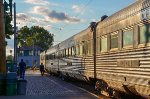 CBQ Nebraska Zephyr on the side track